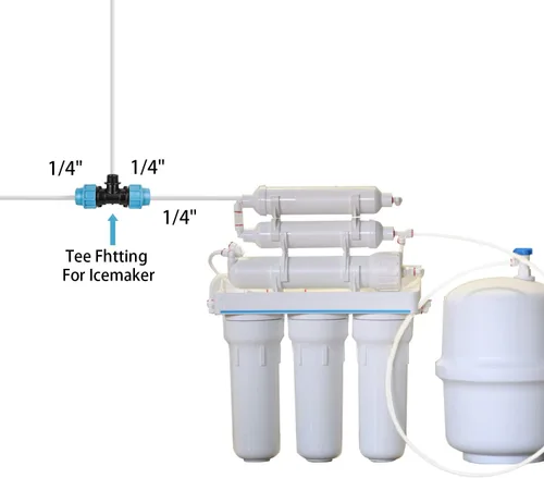 Vista 6 de KEILEOHO Tubo RO de 1/4 de pulgada de diámetro exterior, tubo Pex de grado alimenticio de 328 pies, sin BPA, tubo de PE translúcido para sistemas