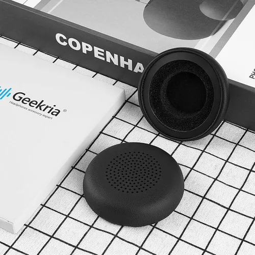 Vista 4 de Geekria Almohadillas de repuesto para Logitech Zone Wireless Plus y Zone 900 (excluye Zone Wired, 750, Zone Wireless 2), almohadillas con guía
