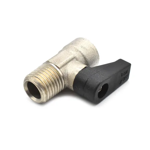 Vista 2 de Interstate Pneumatics VP40 1/4" MPT Mini Válvula de Drenaje para Compresores de Aire