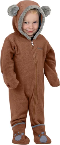 Vista 2 de Fleece Baby Bunting Unisex Baby Pram with Hood, Fold-Over Mittens & Footies, Baby Winter Suit - Fleece Baby Coats