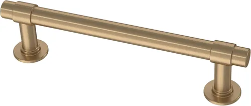 Vista 31 de Franklin Brass Francisco (paquete de 5) manijas de gabinete de 3 pulgadas con orificio central Herrajes de bronce champán para puertas de cocina