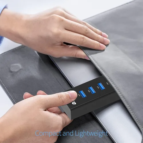 Vista 6 de Hub USB 3.0 de 7 puertos, divisor de concentrador USB de datos IVETTO con cable de 3.3 pies de largo para laptop, PC, MacBook, Mac Pro, Mac mini