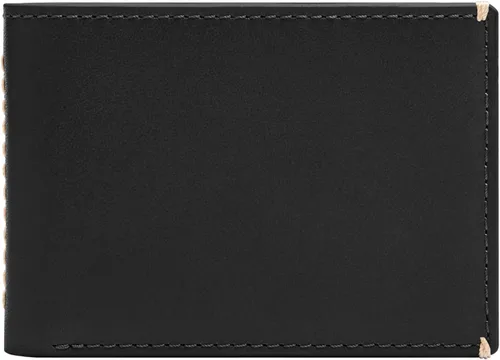 Vista 6 de Fossil Billetera de cuero delgada minimalista plegable con bolsillo frontal para hombres