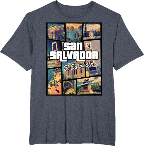 Vista 73 de Camiseta Orgullosa de San Salvador Capital El Salvador