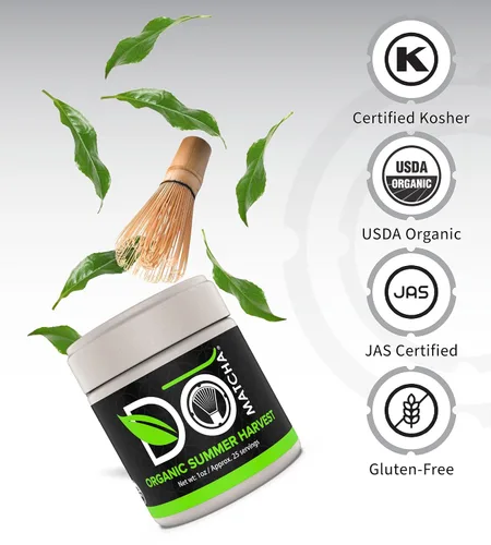 Vista 8 de Domatcha Matcha de cosecha de verano orgánico, 30 GR