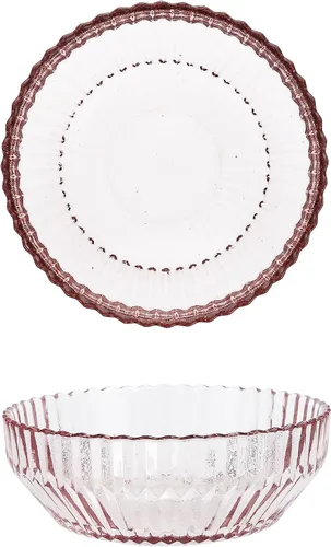 Vista 8 de Fortessa Archie Cuenco de Postre de Vidrio con Base, 10 Onzas, Transparente