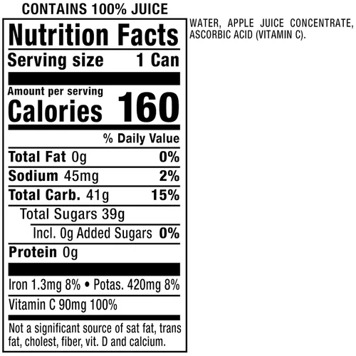 Vista 12 de Mott's Jugo de manzana 100% original, lata de 11.5 onzas líquidas (paquete de 24)