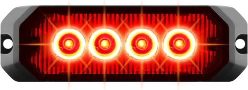 Vista 10 de GG Grand General Luz estroboscópica LED ámbar/ámbar 81800 (rectángulo de 4 pulgadas 4, 14 modos, 9 ~ 36 V)
