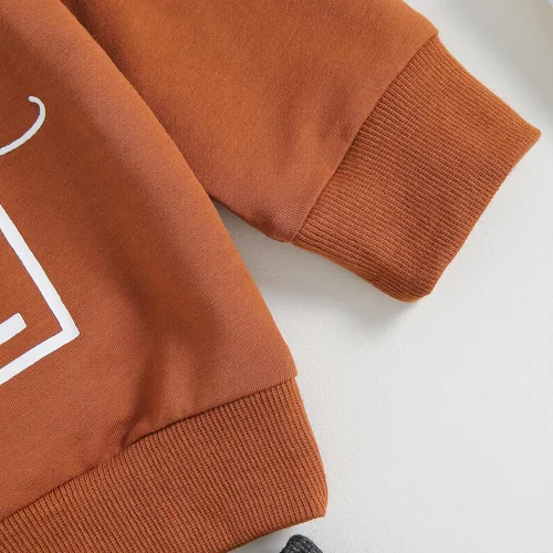 Vista 5 de Conjunto de sudadera de manga larga para bebé niño y niño pequeño