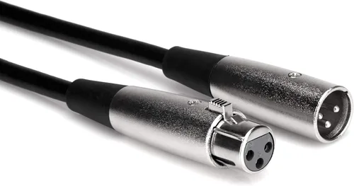 Vista 2 de HOSA Cables de micrófono serie MCL - (100 pies) (negro)