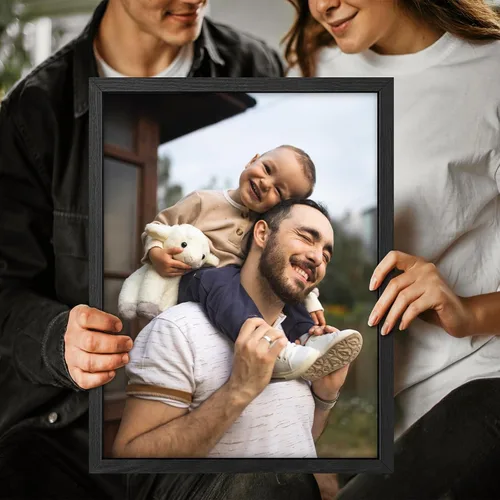 Vista 4 de Póster personalizado con tus fotos, impresiones artísticas personalizadas para colgar en la pared, póster enmarcado personalizado para pared, marco