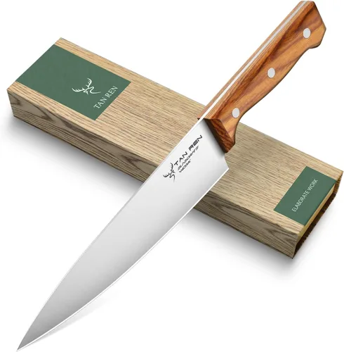 Vista 10 de TAN REN Cuchillo deshuesador de 5" para cortar carne, cuchillo flexible de pechuga Cuchillos pequeños para tallar huesos, cuchillos de filete