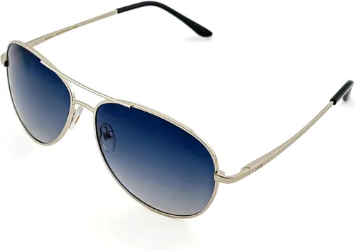 Vista 17 de J+S Military Style Polarized Aviator Sunglasses, for Men/Women Marco negro/ lente negro