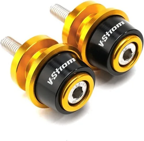 Vista 6 de Pernos de tornillo para motocicleta M8 basculante para Suzuki V-Strom DL650 DL1000 Anticaída Frame Sliders (Color : Negro)