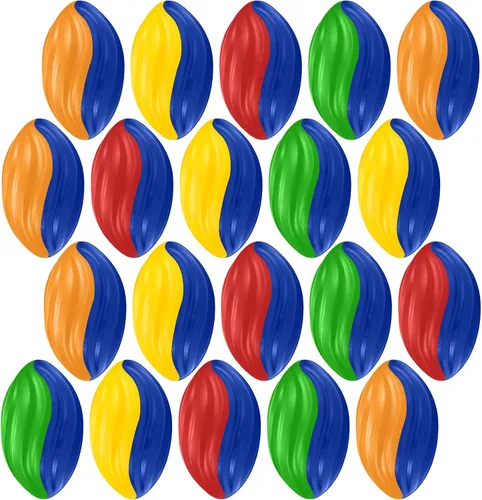 Vista 8 de Jerify Paquete de 20 minibalones de fútbol a granel de 7 pulgadas, de espuma en espiral, suaves, para juegos en interiores y exteriores, suministros
