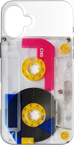 Vista 22 de iPhone 12/12 Pro Vintage Cassette Tape Retro 80s 90s Music Mixtape Case