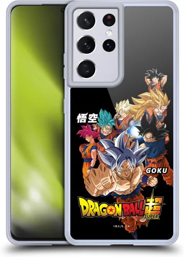 Vista 223 de Head Case Designs Funda de gel con licencia oficial de Dragon Ball Super Group Future Trunks Arc Characters [protección de grado militar] compatible