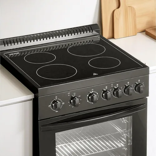 Vista 8 de Horno eléctrico VEVOR de 24 pulgadas, 2.7/4.8/6 pies cúbicos horno Negro