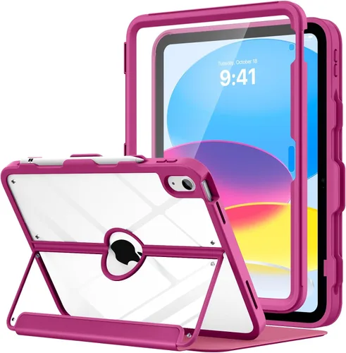 Vista 26 de MoKo Funda para iPad (A16) de 11ª/10ª generación con soporte para lápices A-Azul marino