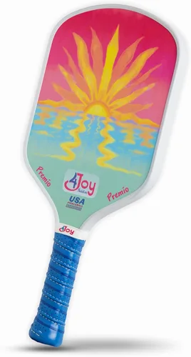 Vista 21 de 4Joy Pala de pickleball Premio - Fibra de carbono T700, núcleo de 0.63 pulgadas, aprobada por USAP