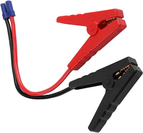 Vista 3 de Clips Booster Jumper Cable, Car Emergencia Jump Starter Batería Clip Pruebas Abrazadera EC5 Enchufe Conector 12V