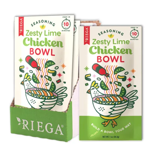 Vista 9 de Riega Mezcla de condimentos de chile, mezcla de especias orgánicas para cocinar sopas y guisos, paquetes de 0.9 onzas, 8