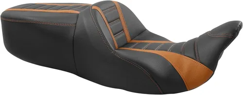 Vista 9 de Asiento de pasajero para Harley 2009-2023 Touring Road King Street Glide Road Glide Electra Glide Tri Glide Ultra Classic Negro/Negro