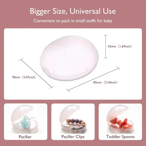 Vista 4 de Momcozy Protectores de pezones ultrafinos, 100% silicona de grado alimenticio para madres que amamantan, sin BPA/BPS, funda de transporte súper