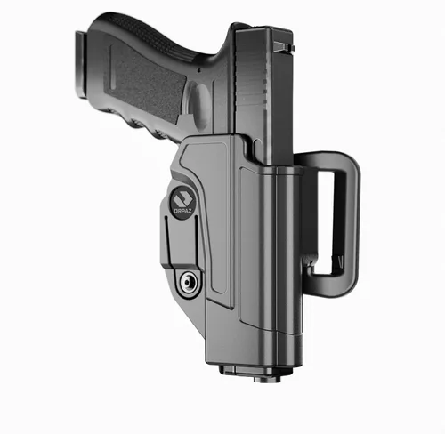 Vista 5 de Orpaz C-Series IWI Jericho Enhanced Holster Compatible with IWI Jericho Enhanced OWB Holster - Unisex - Will Secure Your Handgun with a Tactical