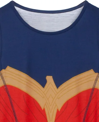 Vista 3 de Wonder Woman Dress Cosplay Women Red OR Blue Ladies Dress Up Outfit