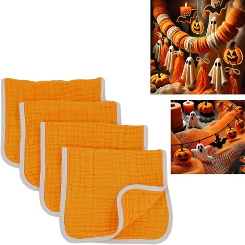 Vista 13 de Synrroe Paños de muselina grandes para eructos, paños de muselina para bebés niñas y niños, paquete de 10 extraabsorbentes y suaves de muselina, 6