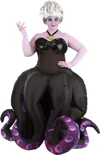 Vista 2 de Disguise Disfraz de Sirenita de Prestigio Ursula de talla grande para mujer, talla 4X
