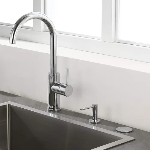 Vista 2 de KANARY Kit de interruptor de aire superior del fregadero (todo botón de latón) para eliminación de basura con módulo de alimentación