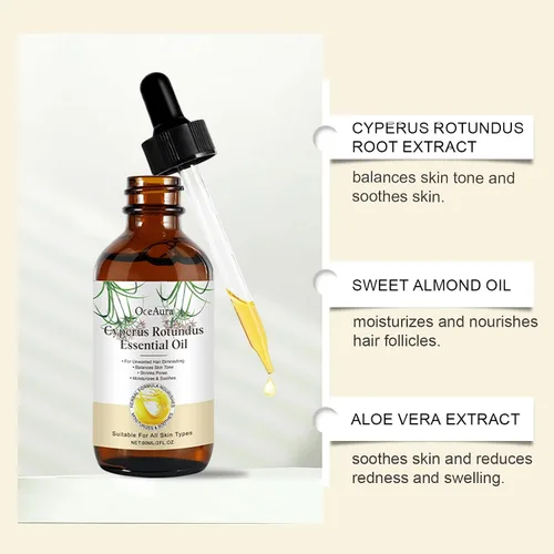 Vista 5 de Aceite Cyperus Rotundus para Depilación para Mujeres