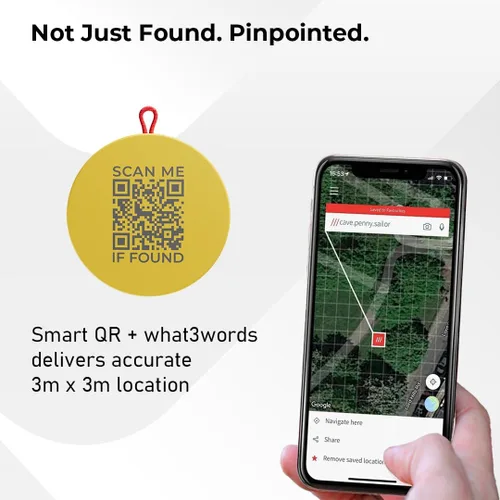 Vista 3 de ROAM SMART TRACKER - Rastreador Bluetooth y localizador de artículos para llaves, equipaje, equipo para niños y mascotas, (iOS, Android), sin Negro