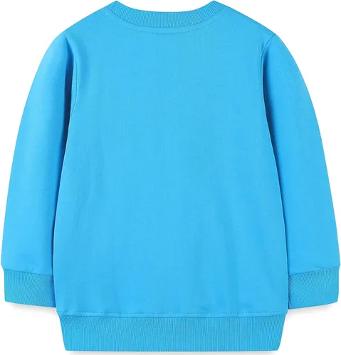Vista 2 de Bumeex Sudadera de algodón con cuello redondo para niño pequeño 2-7 años
