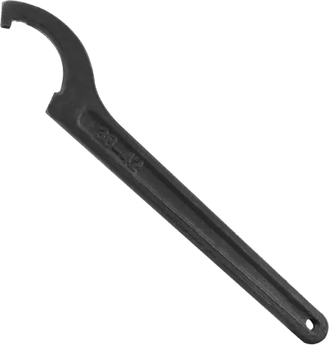 Vista 8 de Llave de llave de gancho en C, herramienta de ajuste negra de acero al carbono para tuerca de portabrocas de 22-26mm Adjustment Hook Wrench Tool