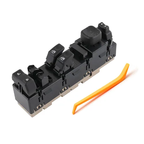 Vista 9 de 15883318 Interruptor de control de ventana del lado del conductor Compatible con 2003-2006 Chevrolet Silverado 1500 2500 3500, 03-06 GMC Yukon