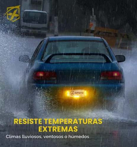Vista 4 de Xprite 36 luces LED estroboscópicas para matrícula, bandera de EE. UU., luces delanteras/traseras, 22 modos de precaución, marco de precaución
