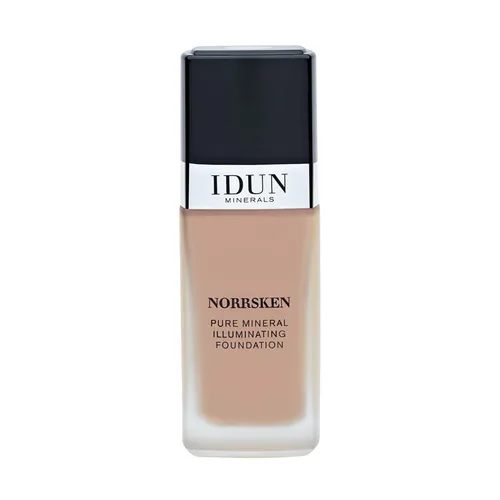 Vista 8 de IDUN Minerals Base líquida Norrsken – Cobertura suave y sedosa – Acabado luminoso y húmedo para piel seca y opaca – Maquillaje vegano y resistente