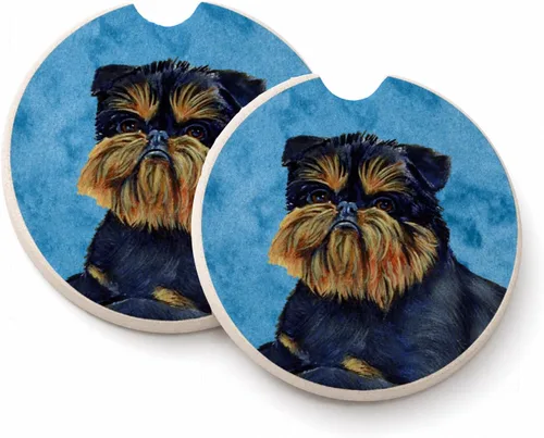 Vista 87 de Caroline's Treasures SS4767-BUCARC - Juego de 2 portavasos para automóvil, diseño de bulldog inglés, absorbentes para automóvil, portavasos
