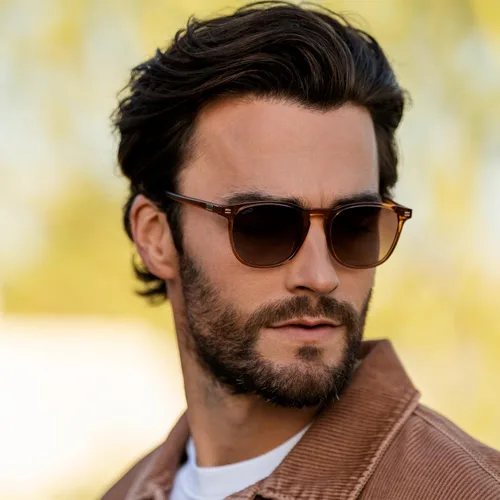 Vista 3 de WMP Eyewear - Gafas de sol polarizadas modernas y redondas para hombre con forma cuadrada