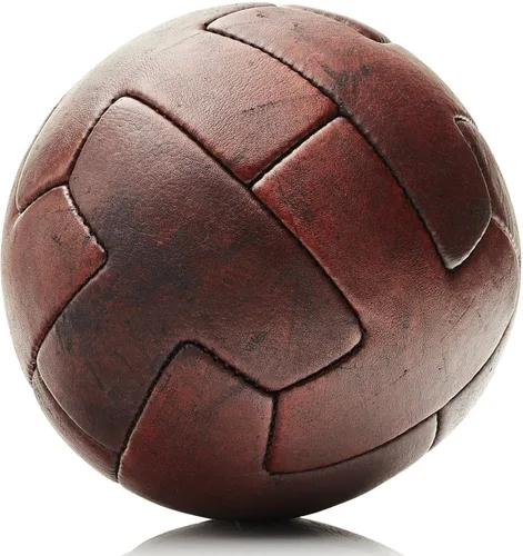 Vista 2 de Modest Vintage Player Retro Heritage Brown Cuero T Balón de fútbol