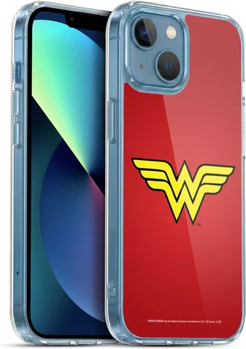 Vista 145 de Head Case Designs Funda de gel suave con licencia oficial de Wonder Woman DC Comics Classic Logos compatible con Apple iPhone 7 Plus/iPhone 8 Plus