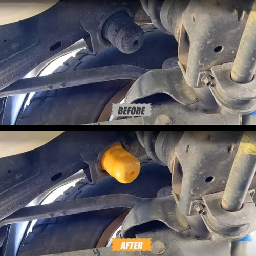Vista 5 de Dos parachoques de brazo de control y dos parachoques de eje trasero de control reemplazan 15153958 905-208 15039397 compatible con Chevy Silverado