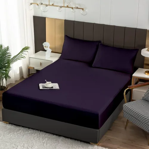 Vista 30 de Crown Collection Premium Quality 600-Thread-Count 100% Egyptian Cotton 8 Piece Fitted Sheets 12" Deep Pocket with 16 Pcs Pillowshams (20"X30"), Twin