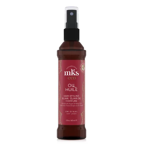 Vista 9 de MKS eco Oil - Elixir de peinado para el cabello, aceite de argán marroquí, aceite de semilla de cáñamo, hidrata y nutre el cabello, controla