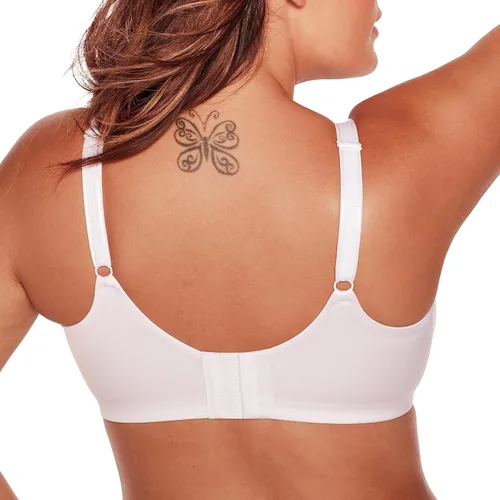 Vista 4 de Bali Womens One Smooth U Underwire Bra, Smoothing & Concealing Full-Coverage Bra, Df3w11