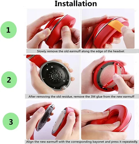 Vista 6 de Studio 3.0 - Almohadillas de repuesto para auriculares Studio 2.0, compatible con Beats by Dr.Dre Studio 2 con cable/inalámbrico y auriculares