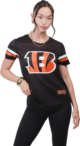 Vista 13 de Ultra Game Women's NFL Official Soft Mesh Varsity Stripe T-Shirt